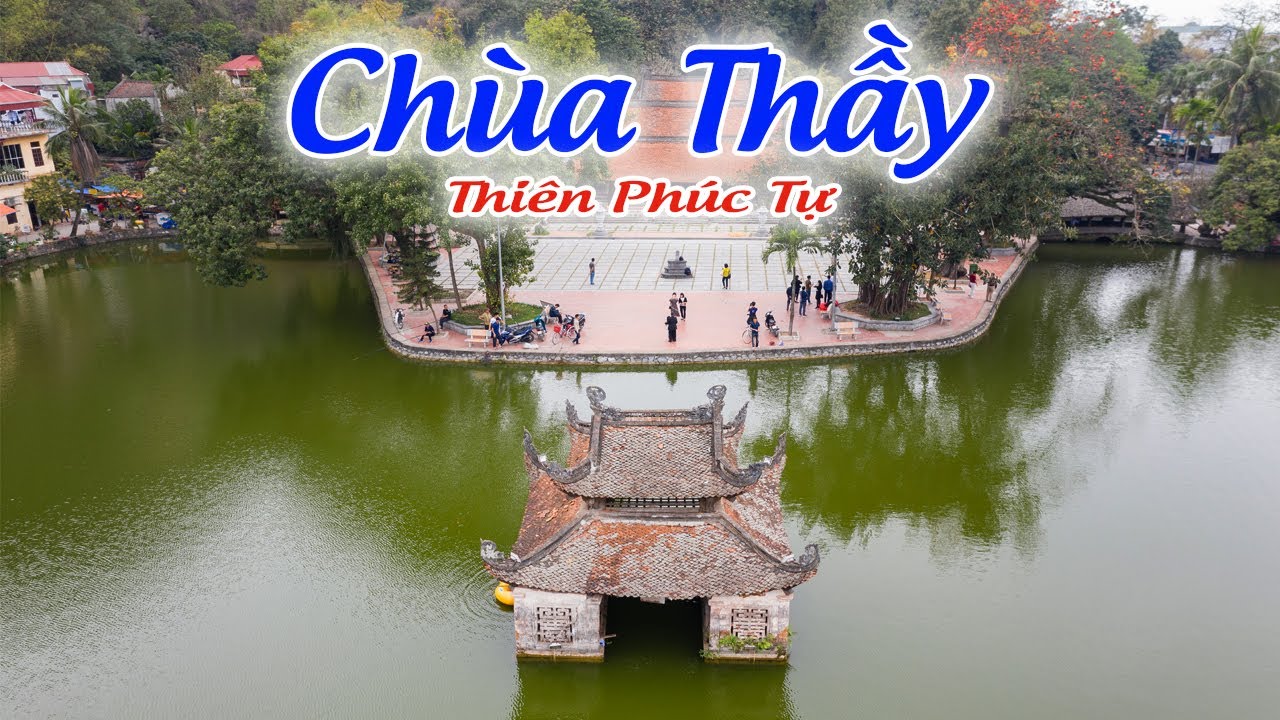 Toàn cảnh CHÙA THẦY núi Sài Sơn nhìn từ trên cao | Chùa cổ Việt Nam