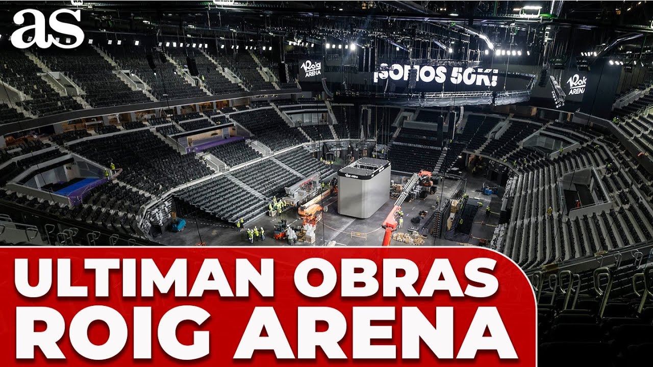 ROIG ARENA ya ultima sus OBRAS: el nuevo RECINTO MULTIUSOS de València