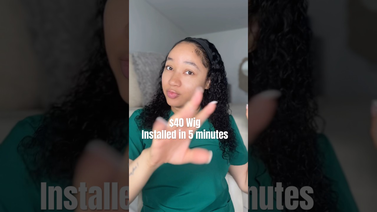 $40 wig installed in five minutes 