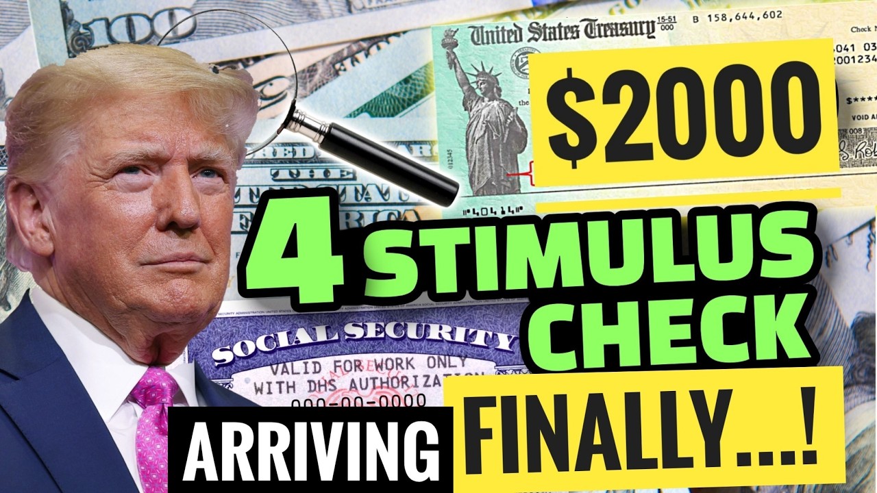✅ $2,000🔥4th Stimulus Check💰Expected Dates, For Social Security, SSDI, SSI & SSA Raise Money News