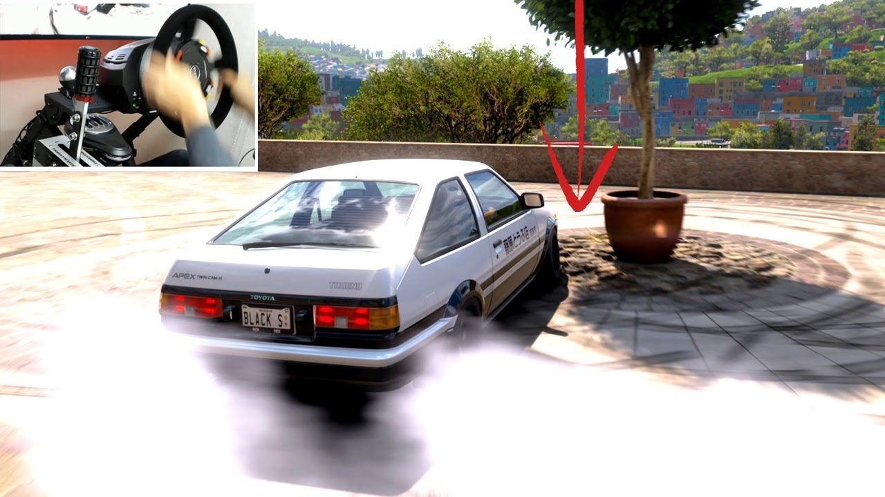 Forza Horizon 5 Toyota trueno ae86 Simple Drift Tune (Steering Wheel w/900°) -with subtitles