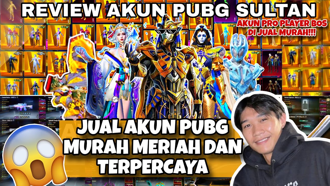 JUAL AKUN PUBG MURAH MERIAH DI JAMIN AMAN || PUBG MOBILE INDONESIA