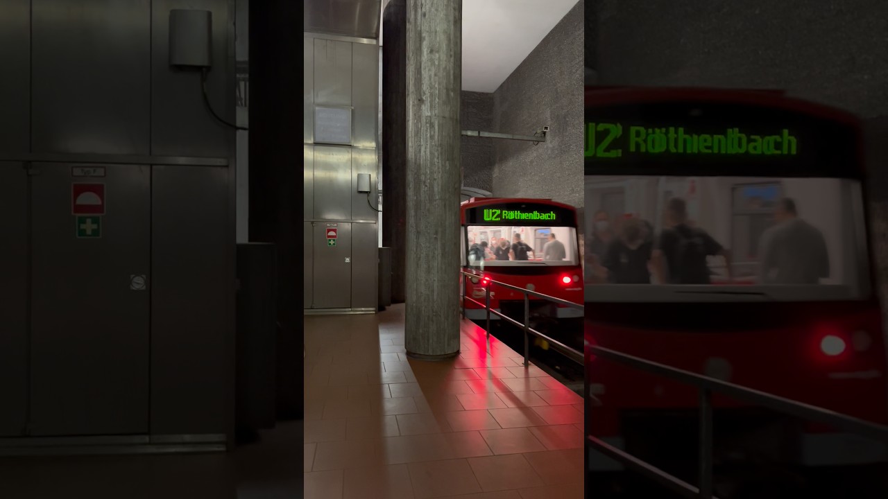 🇩🇪 Nürnberg U-bahn - Nuremberg metro typ VAG DT3 U2 #ubahn #metro #germany #subway