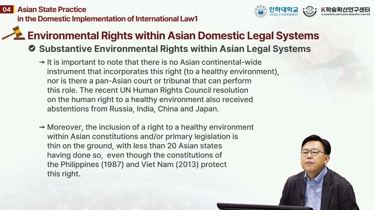 [3rd Year-week4] Environmental Rights within Asian Domestic Legal Systems