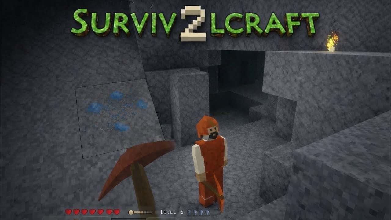 Com esses minérios vamos fazer a arma mais forte,Série Survivalcraft2/06.