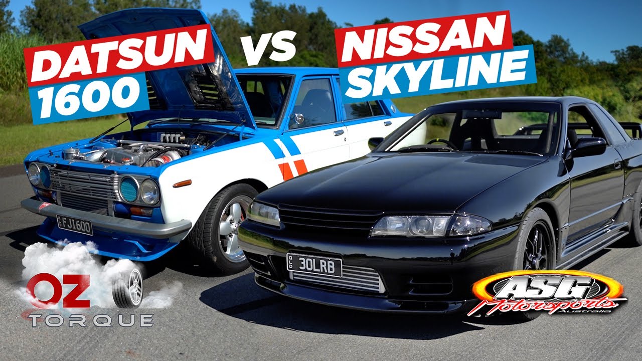 ASG Motorsports Datsun 1600 против Nissan R32 Skyline