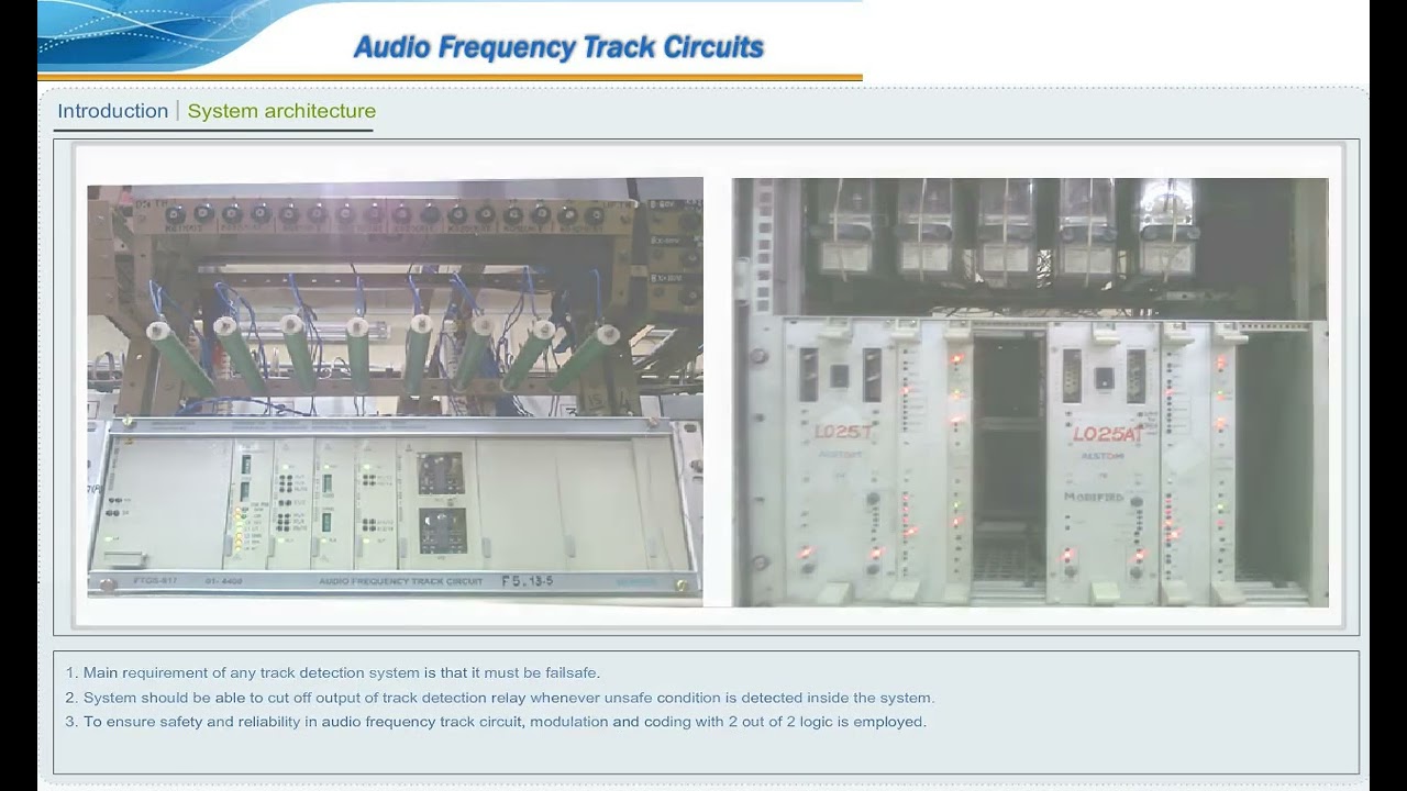 Audio Frequency Track Circuits
