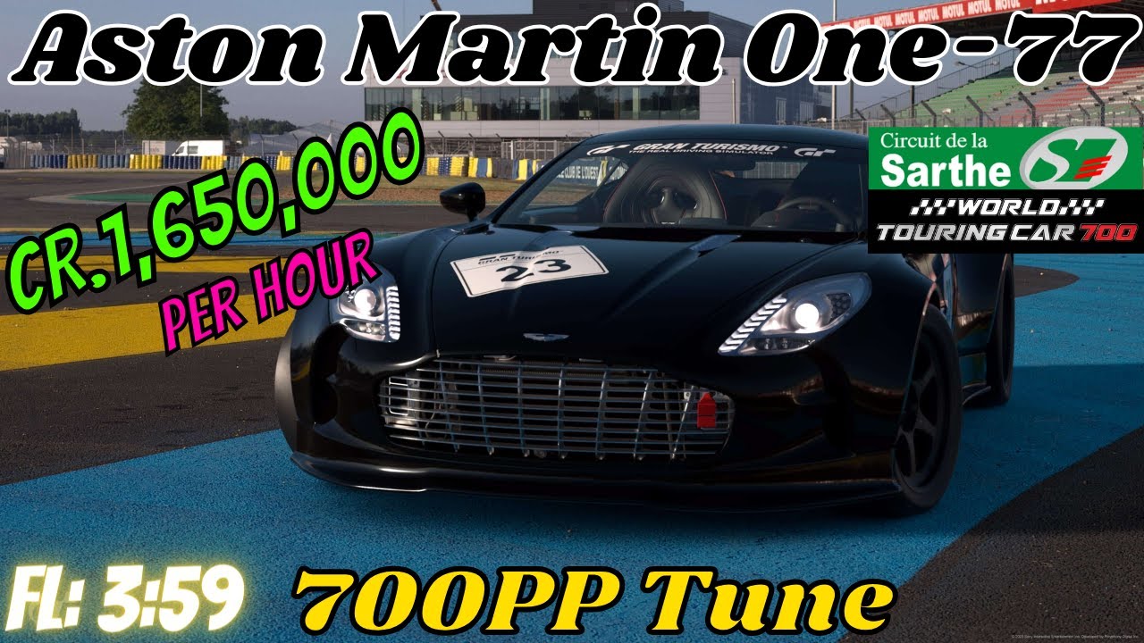 GT7|Aston Martin One-77 '11|La Sarthe 700pp|1.37 (Requested)