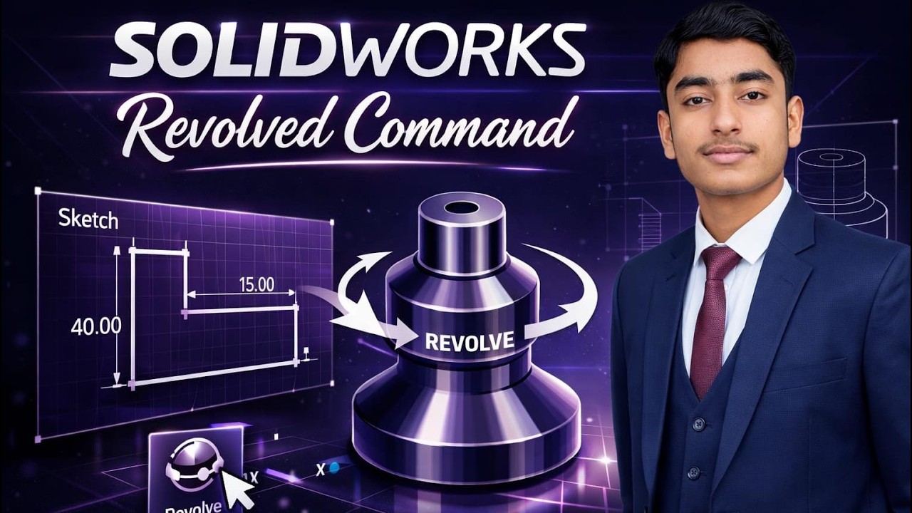 Revolved command solidworks