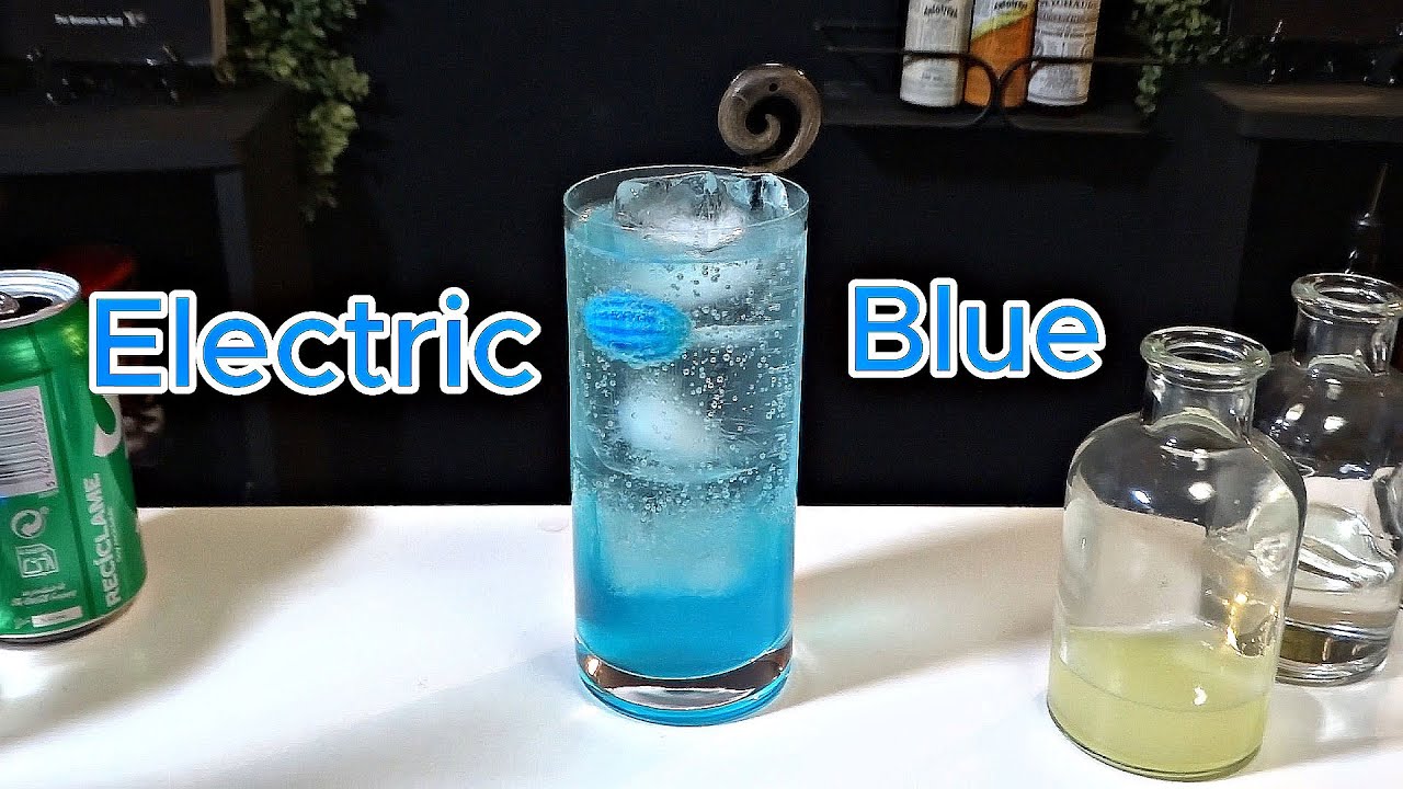 Los mejores c&oacute;cteles y bebidas azules💎ELECTRIC BLUE
