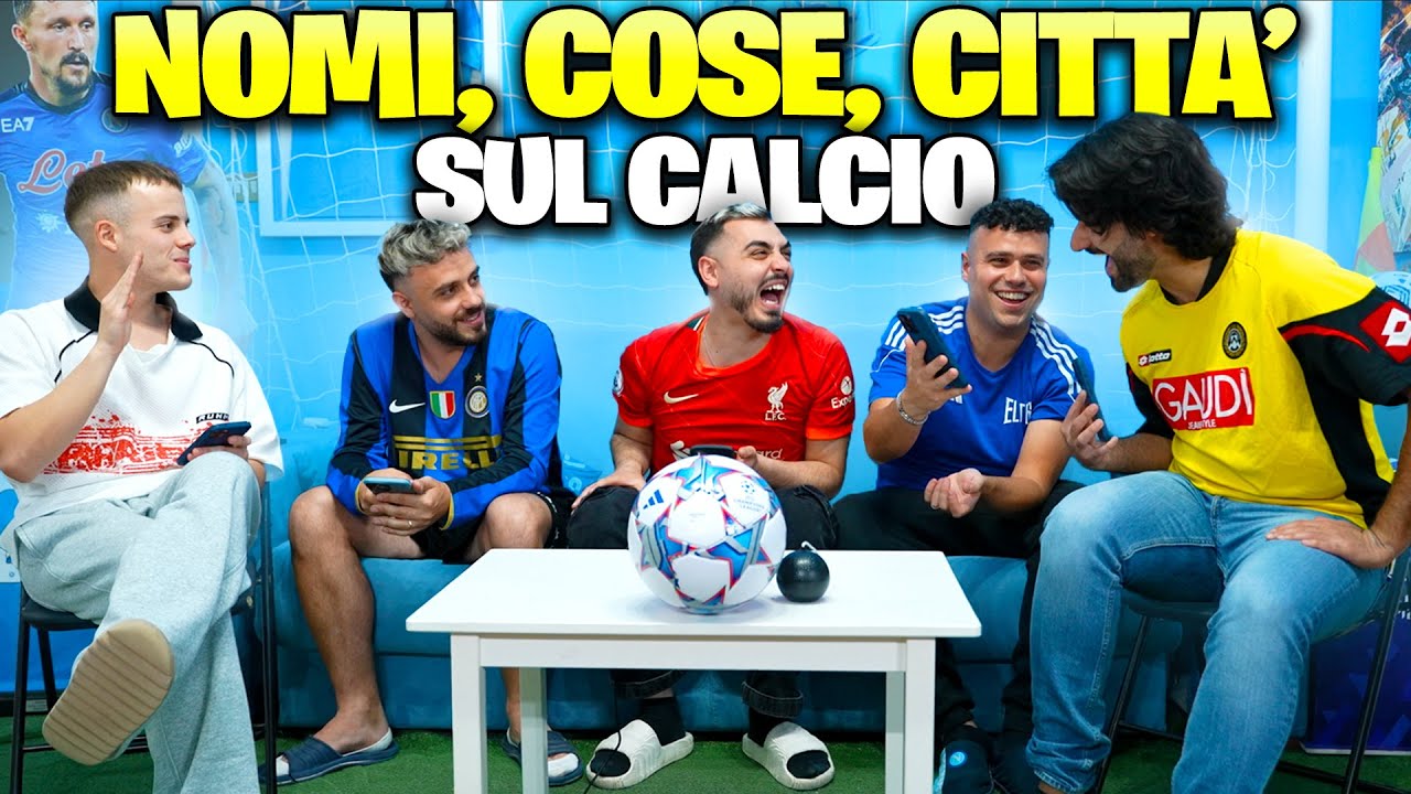 ⚽️ NOMI, COSE, CITTÀ sul CALCIO! w/Fius Gamer & Enry Lazza