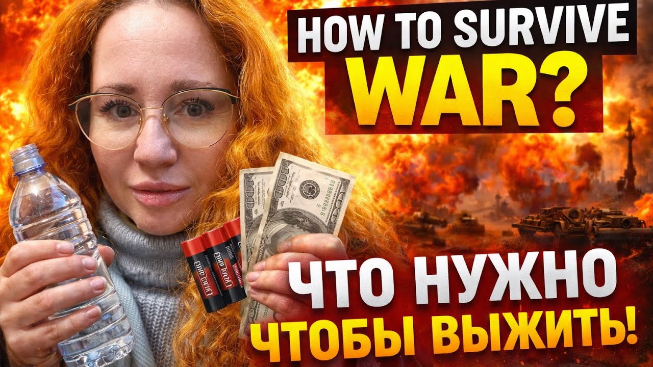 ЧТО НУЖНО ИМЕТЬ, ЕСЛИ ЗАВТРА НАЧНЁТСЯ ВОЙНА? | HOW TO SURVIVE