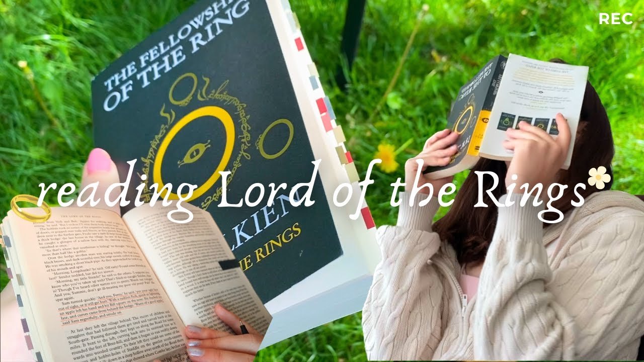 reading Lord of the Rings for the first time 🏔️ finding a new fave book vlog