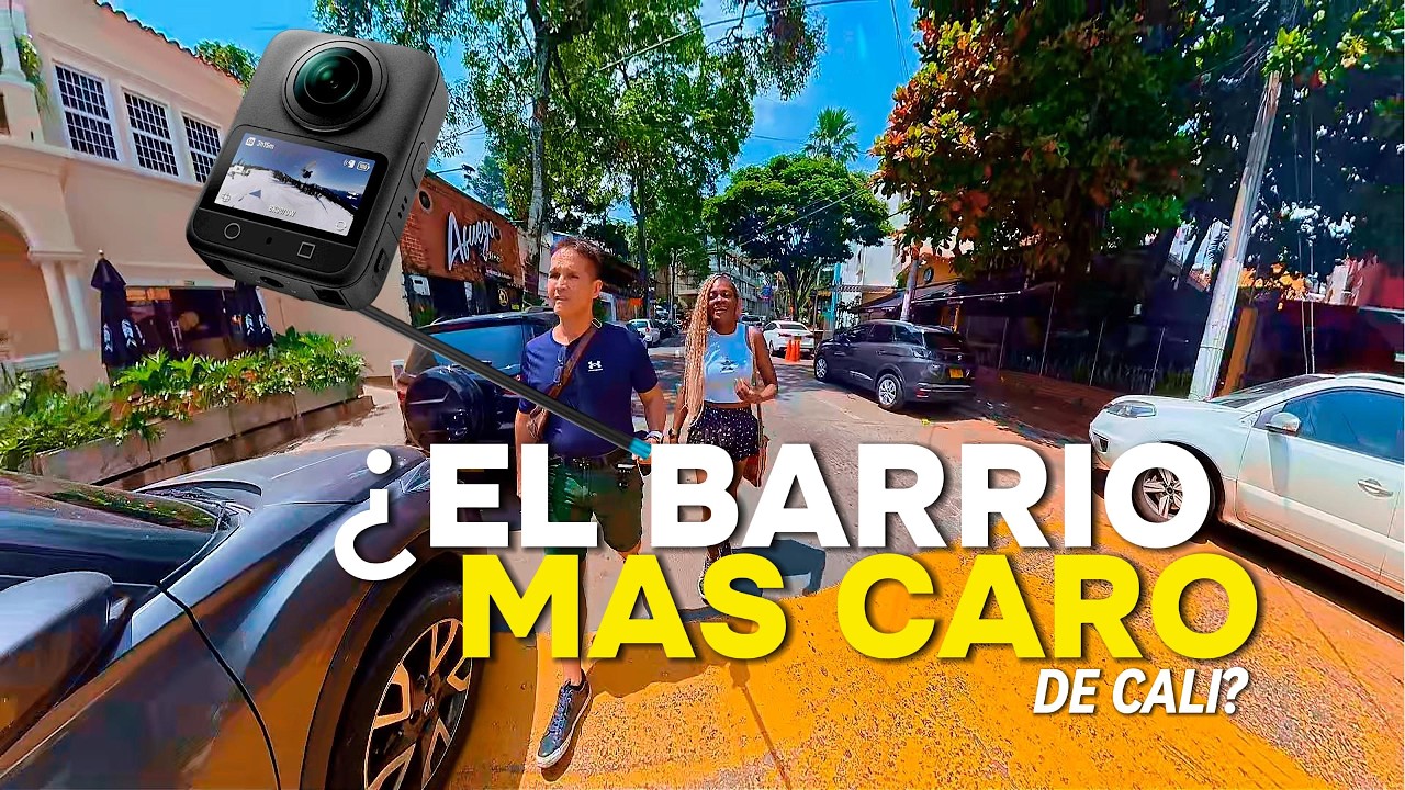 Caminamos por el barrio MÁS CARO de Cali estrenando la DJI Osmo 360