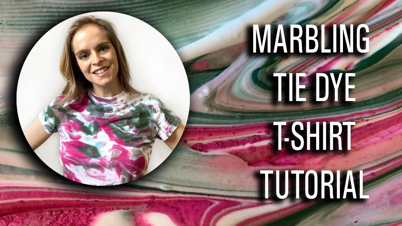 Marble Tie Dye Tutorial- How to Tie Dye with Shaving Cream- Beginner