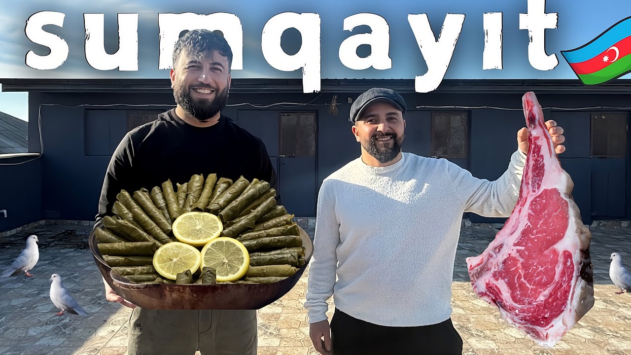 NƏHƏNG ƏT VƏ MÖHTƏŞƏM DOLMA! | GIANT STEAK & AMAZING DOLMA! 🔥