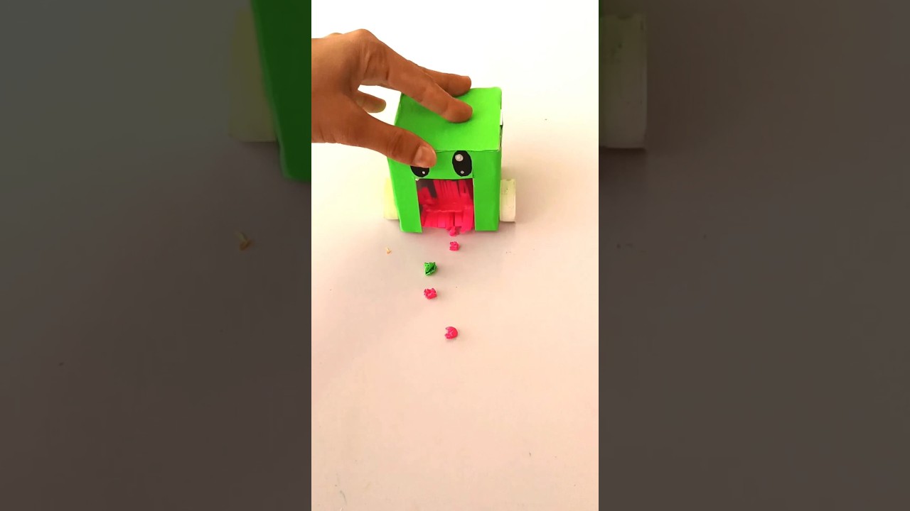 Lets make a vacuum cleaner with waste box #diy #papercraft #craft