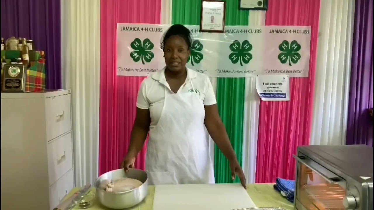 Making of Chicken Ham, demonstrated by Western Regional Home Economics Specialist, Claudia Elvey.