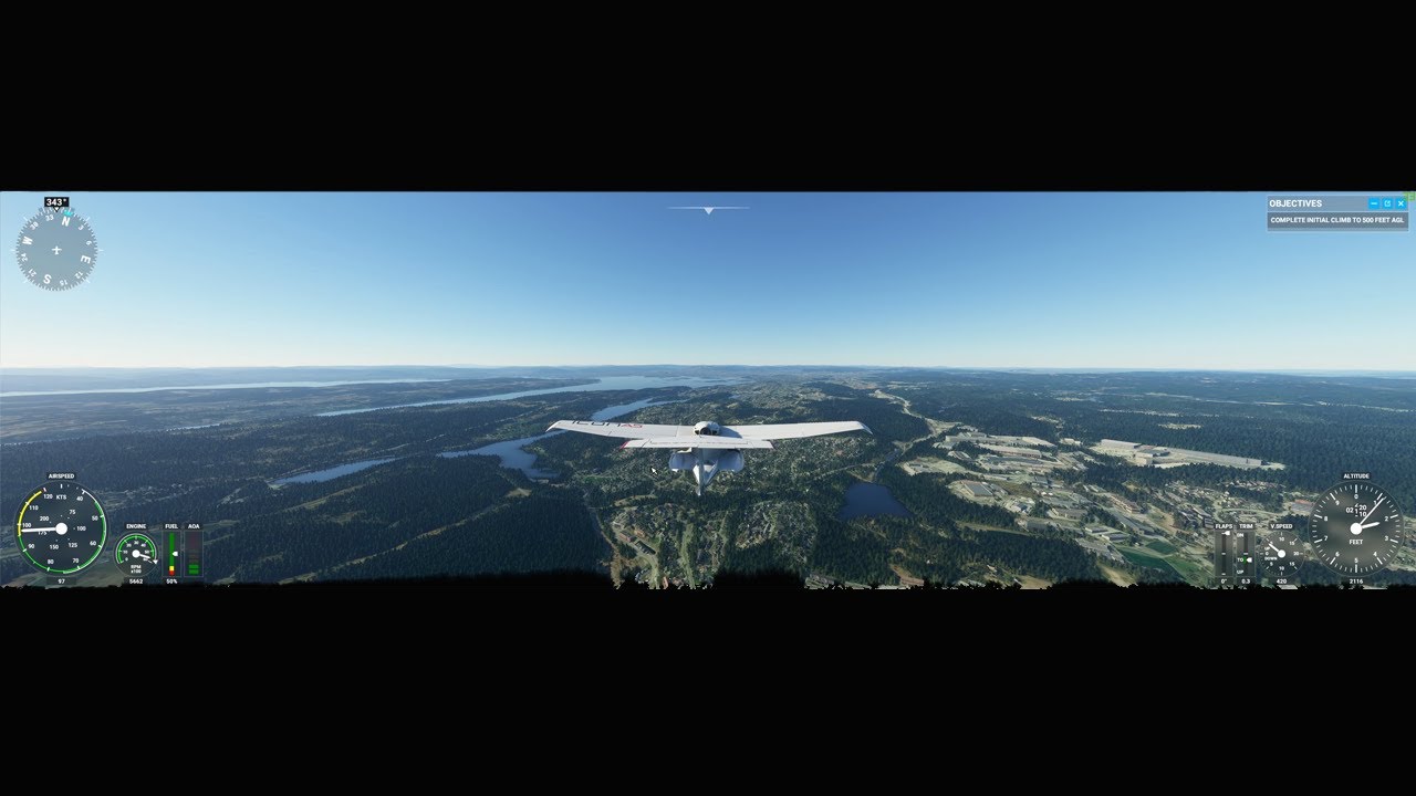 Microsoft Flight Simulator – 32:9 Super Ultrawide Short Gameplay Test