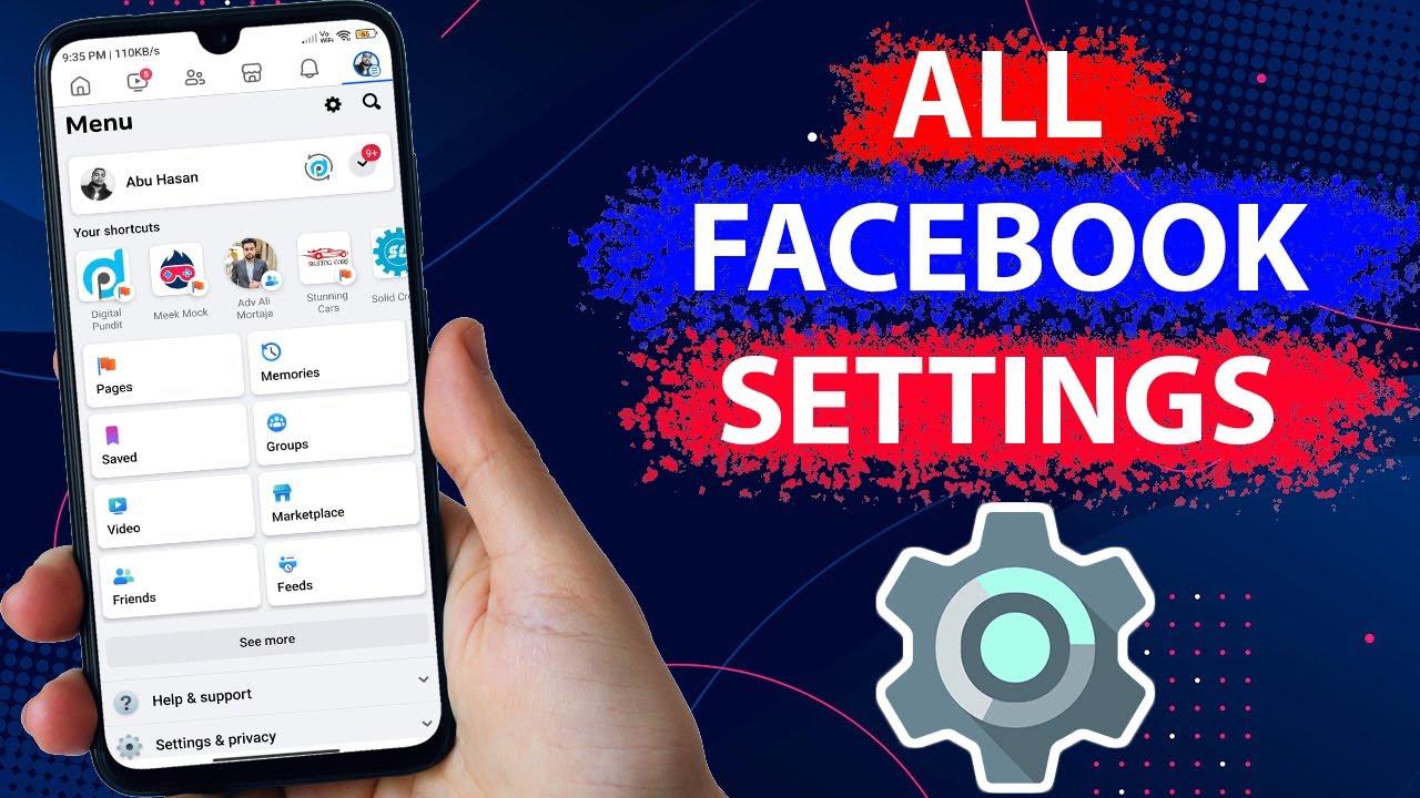 All Facebook Settings (A to Z Facebook Settings Part-1) ✅ Facebook ki Sabhi Settings