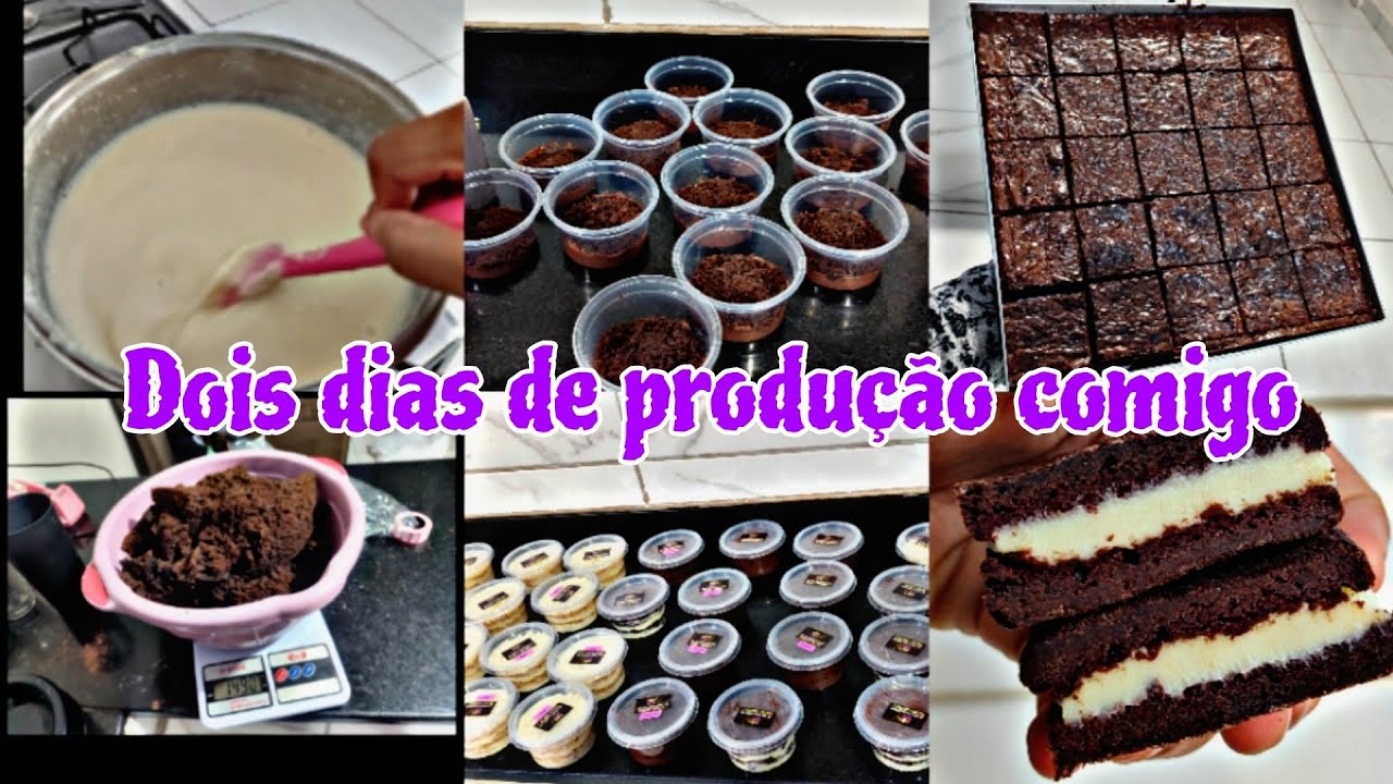 ROTINA DE PRODUÇÃO/3 DIAS NA MINHA CONFEITARIA EM CASA 
