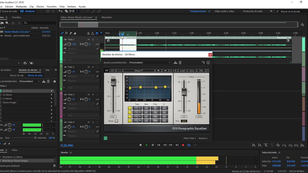 Cómo masterizar una canción con Adobe Audition y Waves | IngenieríaParaTodos