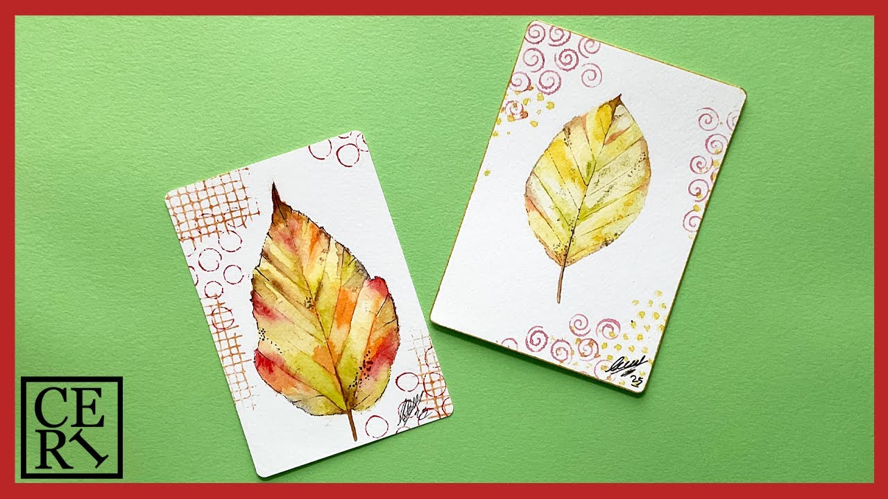 Watercolour Autumn Leaves, My Way