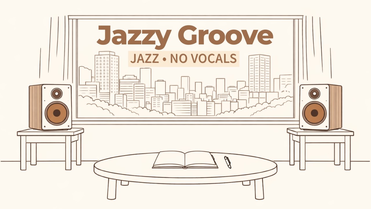 Feel Good Jazzy Groove for Work & Driving ☕ Smooth Urban Instrumental Playlist | 1 Hour 28 Min