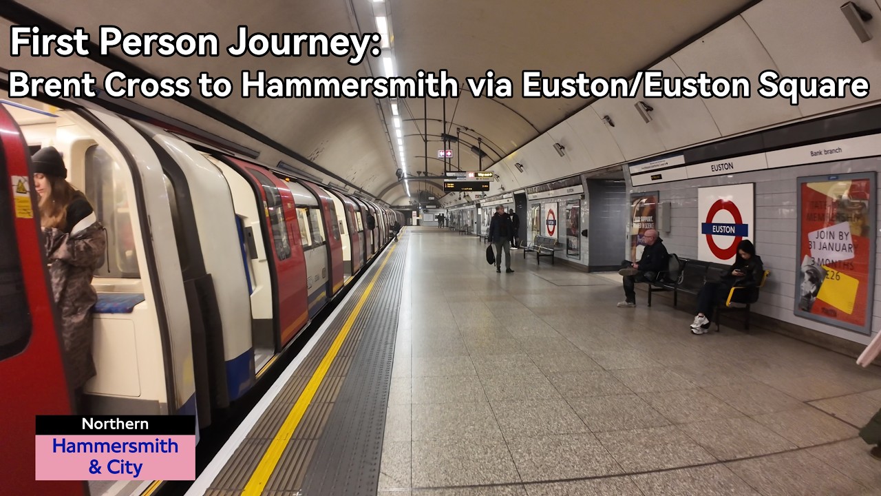 First Journey: Brent Cross to Hammersmith via Euston/Euston Square