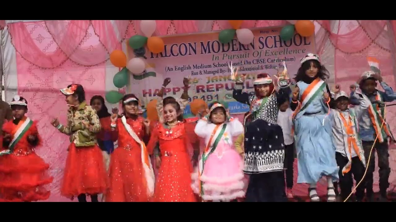 FIVE LITTLE FINGERS | 76th  REPUBLIC DAY PERFORMANCE | FALCON MODERN SCHOOL.