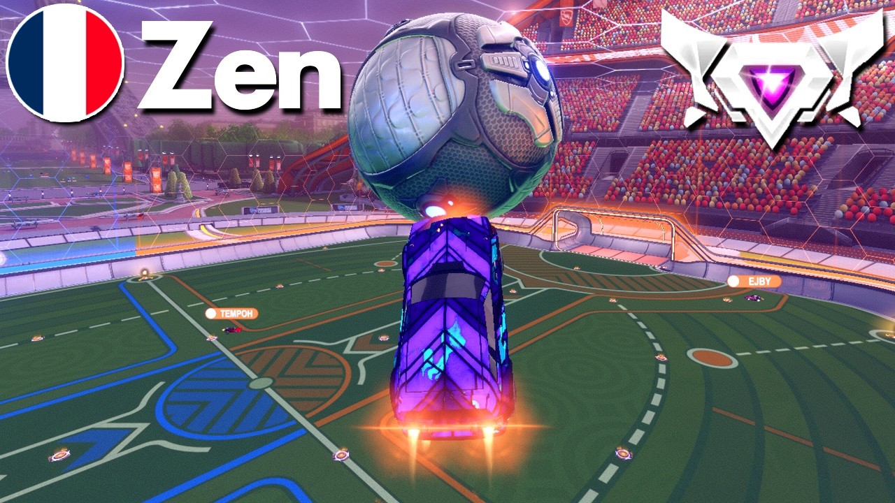 ZEN has INSANE CONTROL in Rocket League! (SSL 2v2)