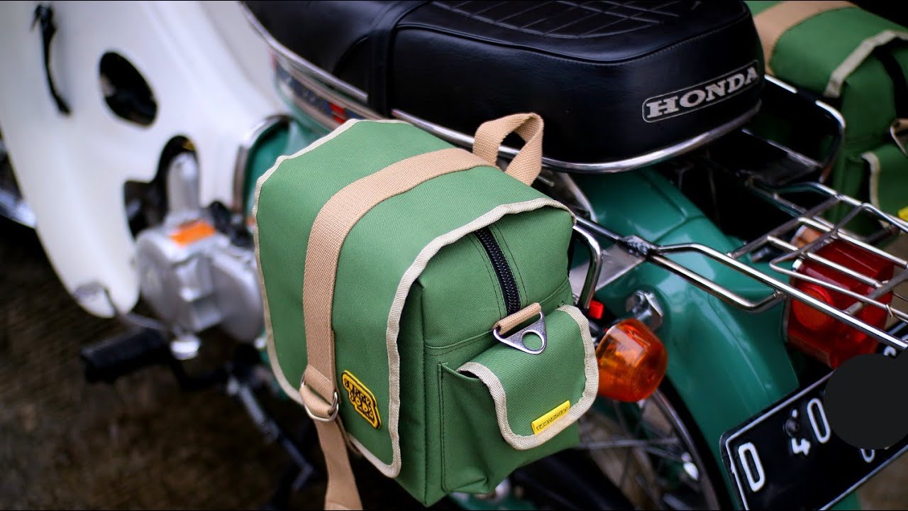HONDA C70 INDONESIA : PASANG BRACKET SIDEBAG TOURING