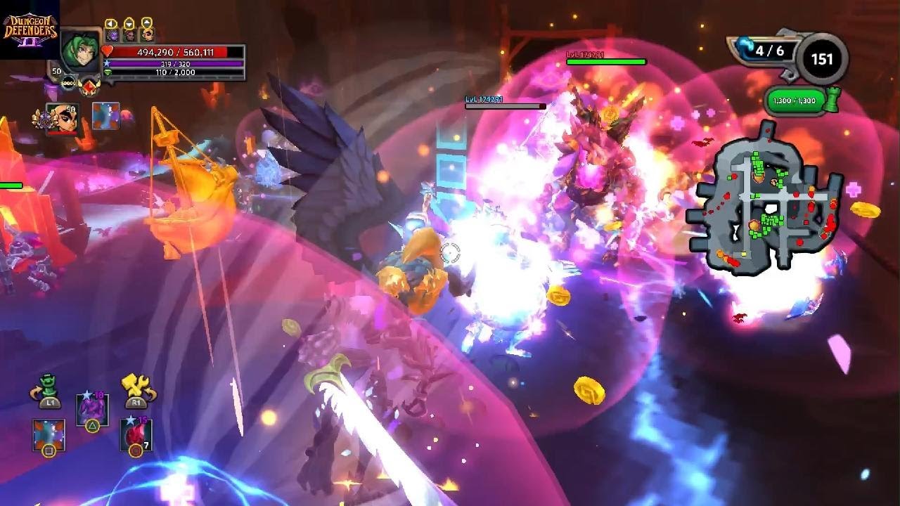 Aybreezy1 Dungeon Defenders 2 BEEZ Build and wave!