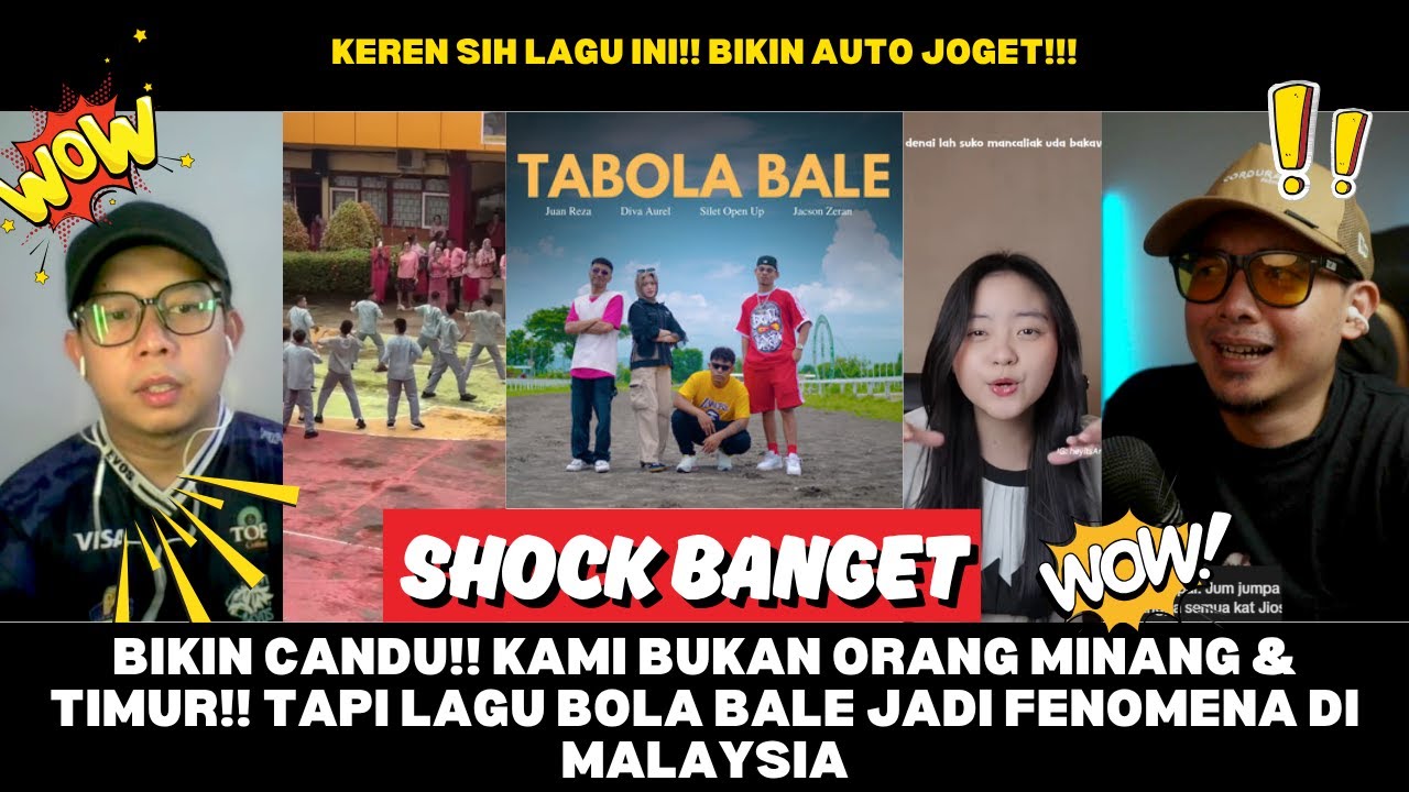 BIKIN CANDU!! KAMI BUKAN ORANG MINANG & TIMUR!! TAPI LAGU BOLA BALE JADI FENOMENA DI MALAYSIA