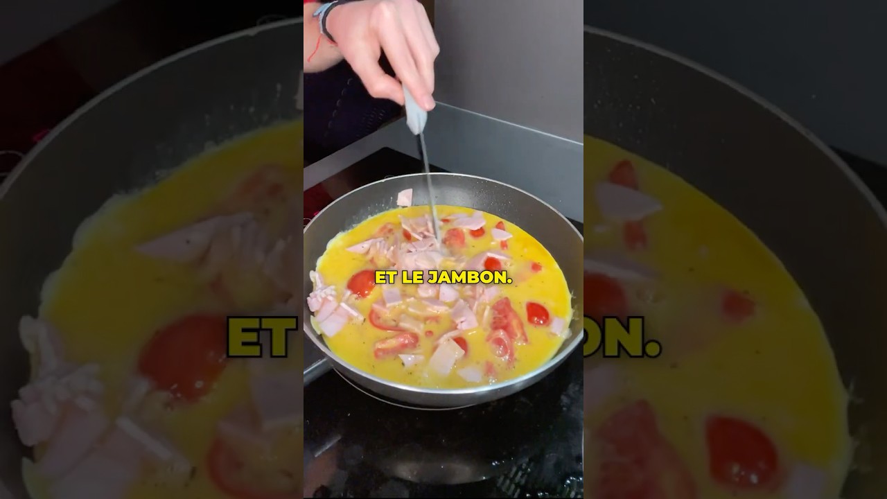 🍳OMELETTE JAMBON TOMATES🍳