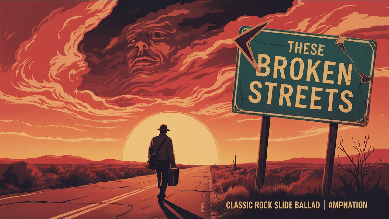 These Broken Streets – Slide Guitar-Driven Classic Rock Ballad | Classic Rock Legends | AmpNation