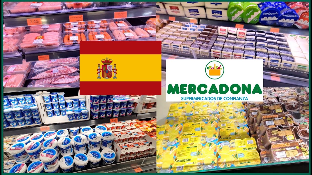 🇪🇸 Grocery Shopping at Mercadona with Prices (3) | 🏝️ Vacation Grocery Budget for a Couple in Spain