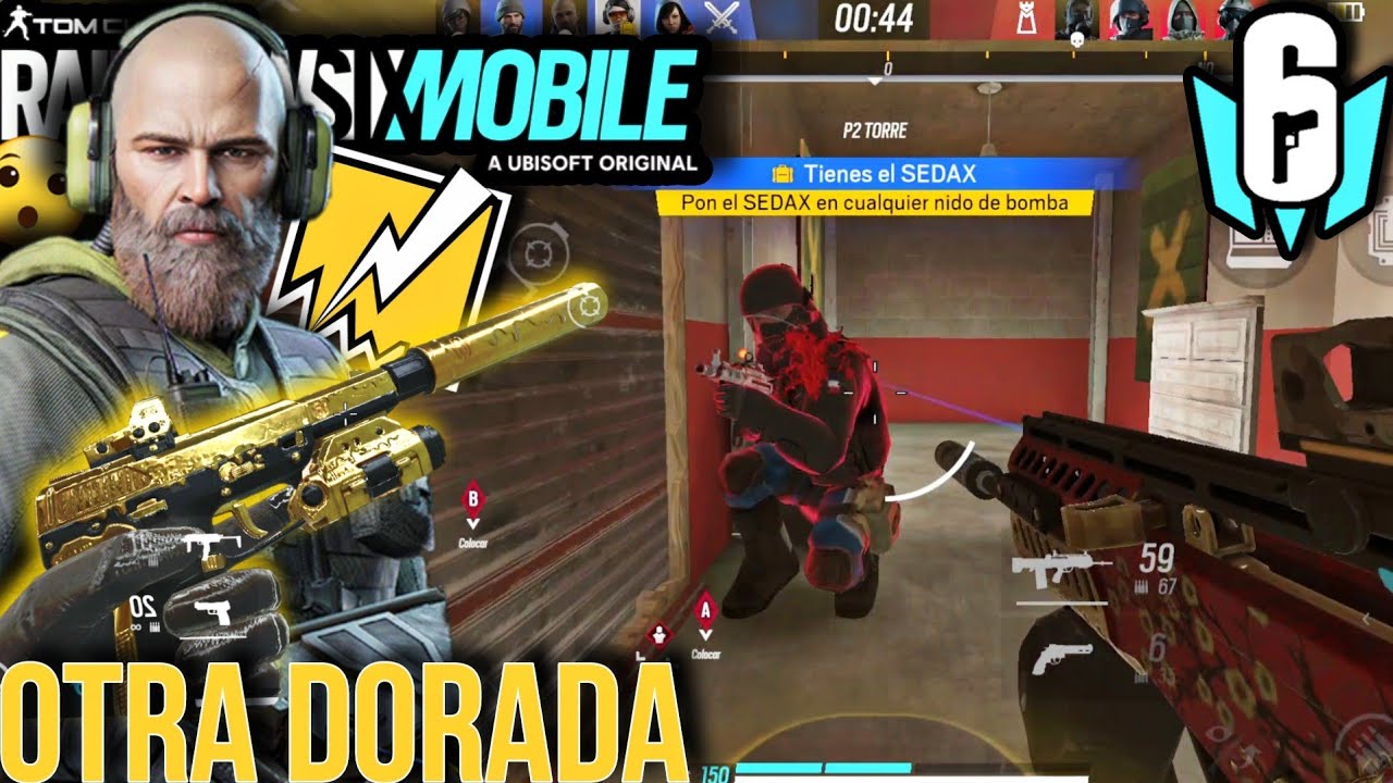 YA TENGO el arma SECUNDARIA DORADA de BANDIT! 🥇⚡Rainbow Six Mobile R6M