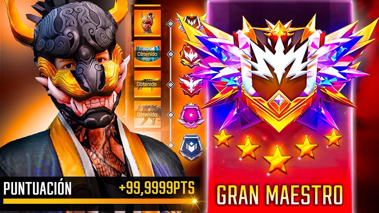 RANKEANDO A GRAN MAESTRO EN 4 HORAS EN FREE FIRE EN VIVO!