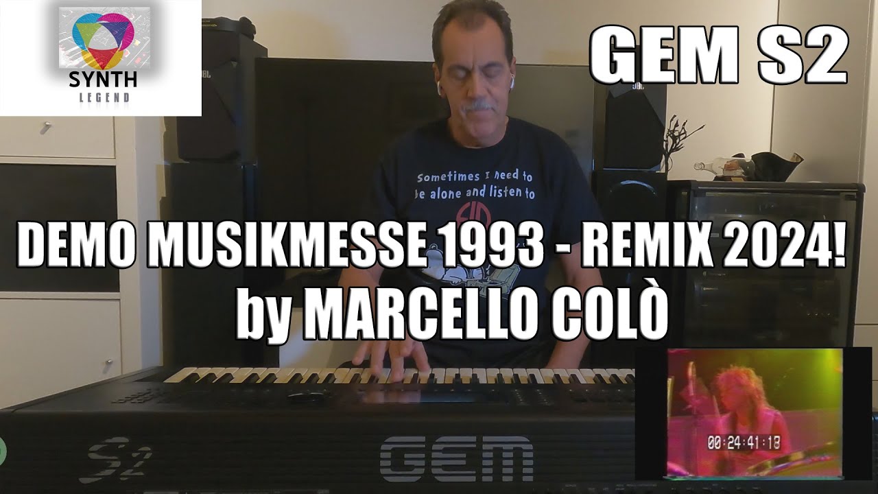 GEM S2 SYNTH LEGEND! - Demo Musikmesse 1993 Remix 2024! - by Marcello Colò #2