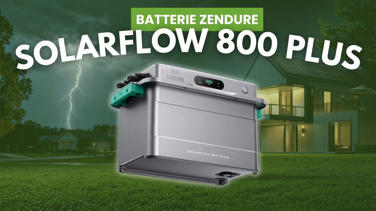 Pr&eacute;sentation de la nouvelle batterie Solarflow 800 Plus