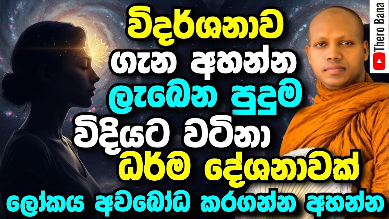 විදර්ශනාව ගැන පුදුමකාර වටින බණ ටිකක්, අනිවාර්යෙන් හැමෝම අහන්න | Hasalaka Seelawimala Thero Bana 2025