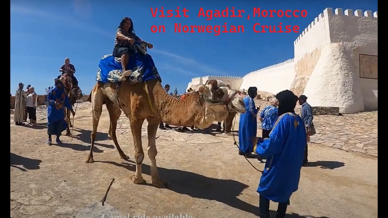 Visiting Morocco on Norwegian cruise ship. Agadir Highlights & Souk El Had (huge local market) Tour