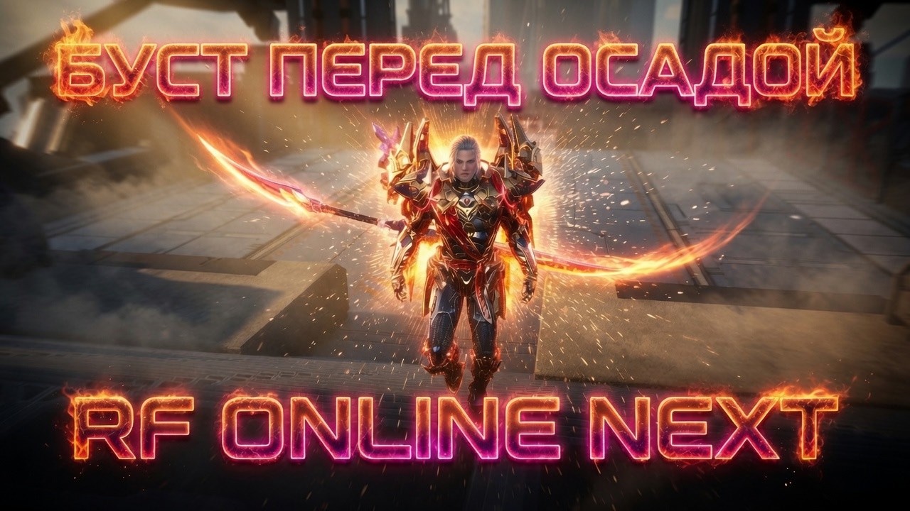 БУСТ ПЕРЕД ОСАДОЙ RF ONLINE NEXT
