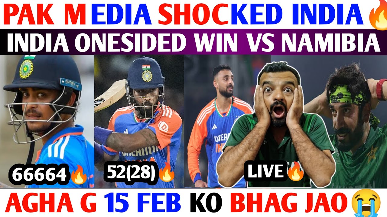 PAK MEDIA SHOCKED INDIA🔥BATTING & SPIN BOWLING😳| AGHA G 😭