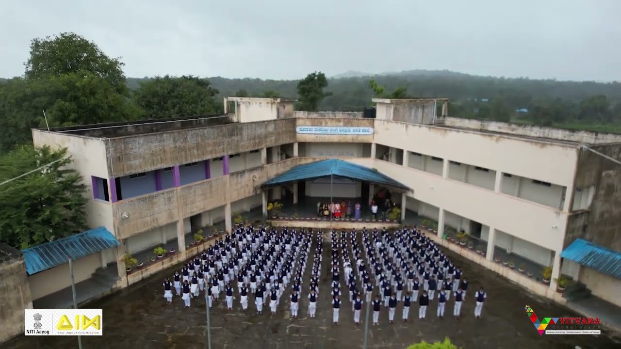 Morarji Desai Residential School Alur Siddapura Drone Workshop
