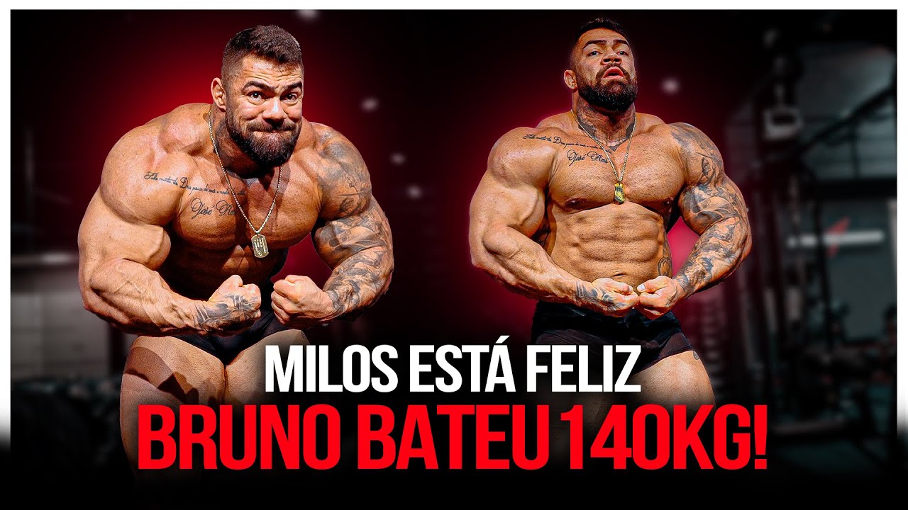 BRUNO SANTOS FINALMENTE REVELOU SEU SHAPE ATUAL!! *ele bateu 140kg*