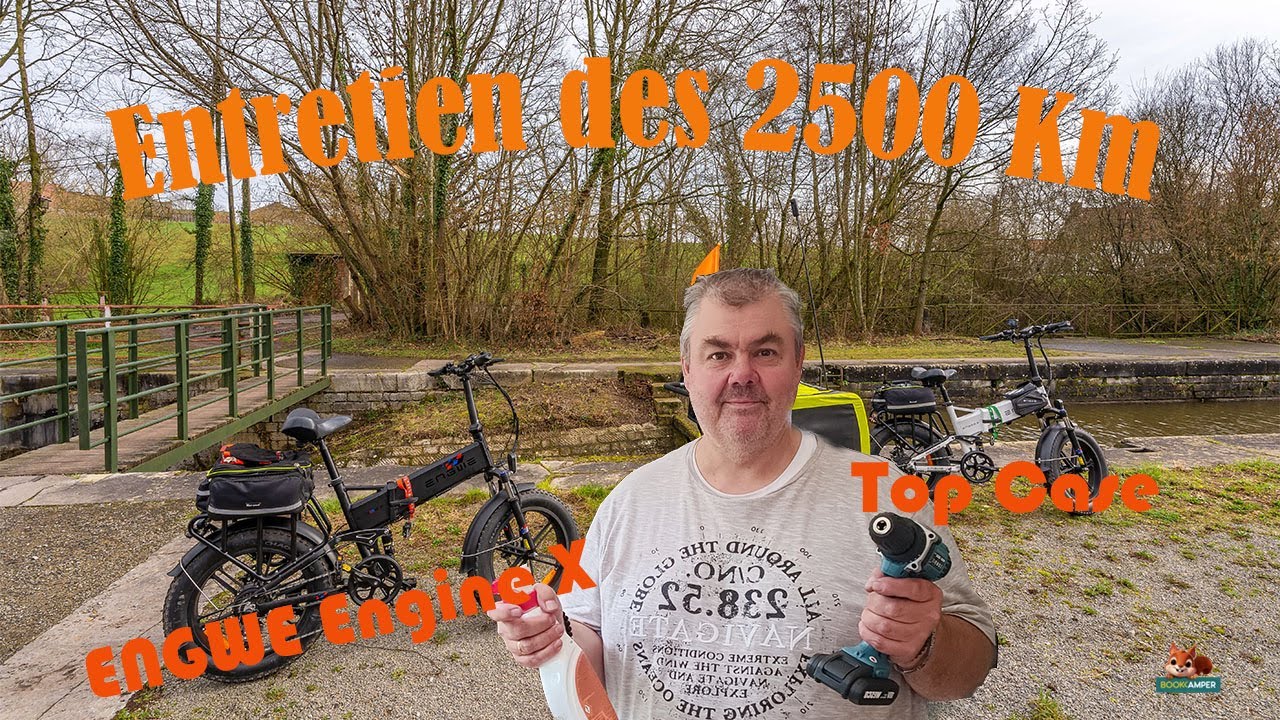 On entretien nos vélos ENGWE engine X après 2500 Km