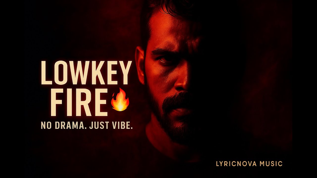 LOWKEY FIRE 🔥  | No Drama, Just Vibe | Hindi Rap 2025 |  LyricNova Music