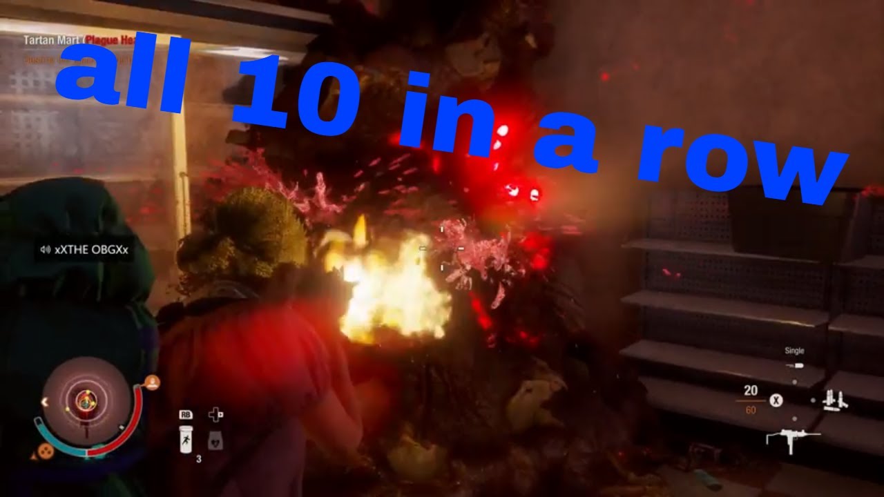 State of Decay 2 - Destroying 10 Plague Hearts in a row with some friends